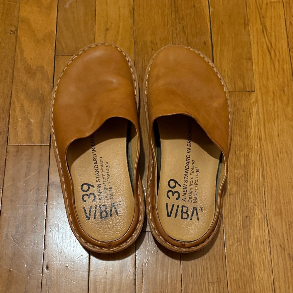 Viba Romas leather mules